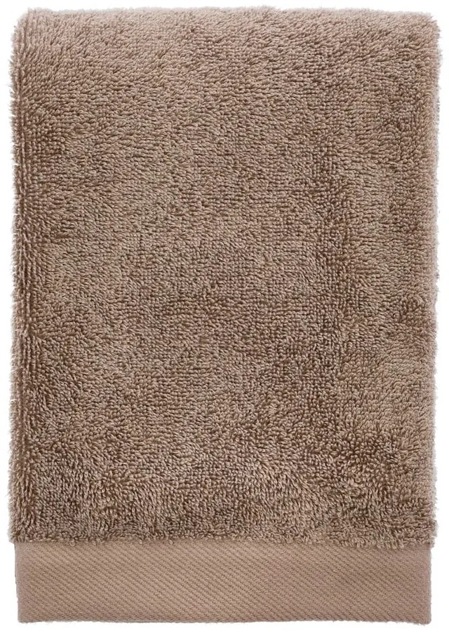 Brązowy ręcznik z bawełny organicznej 50x100 cm Comfort Organic – Södahl