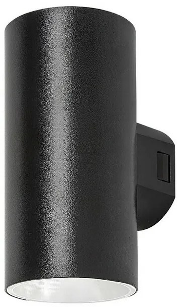 Rabalux 77155 zewnętrzna oprawa ścienna LED Urfa,18W, IP65, czarna, 16 cm