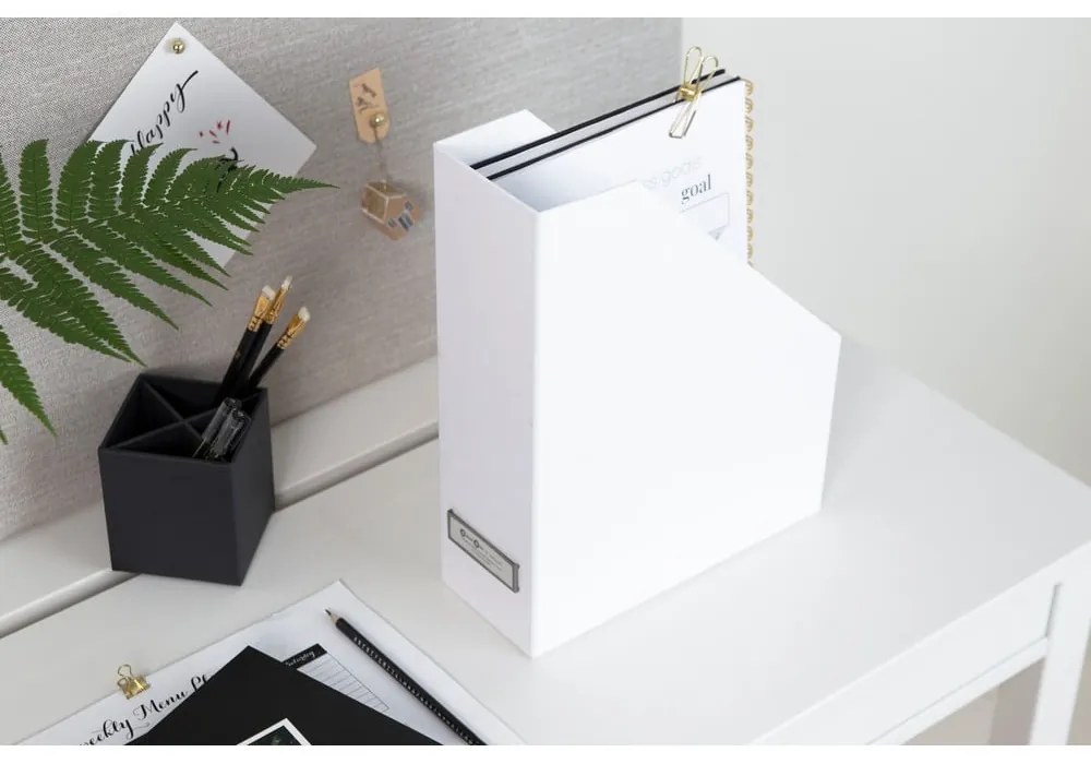 Biały organizer na dokumenty Bigso Box of Sweden Viktoria