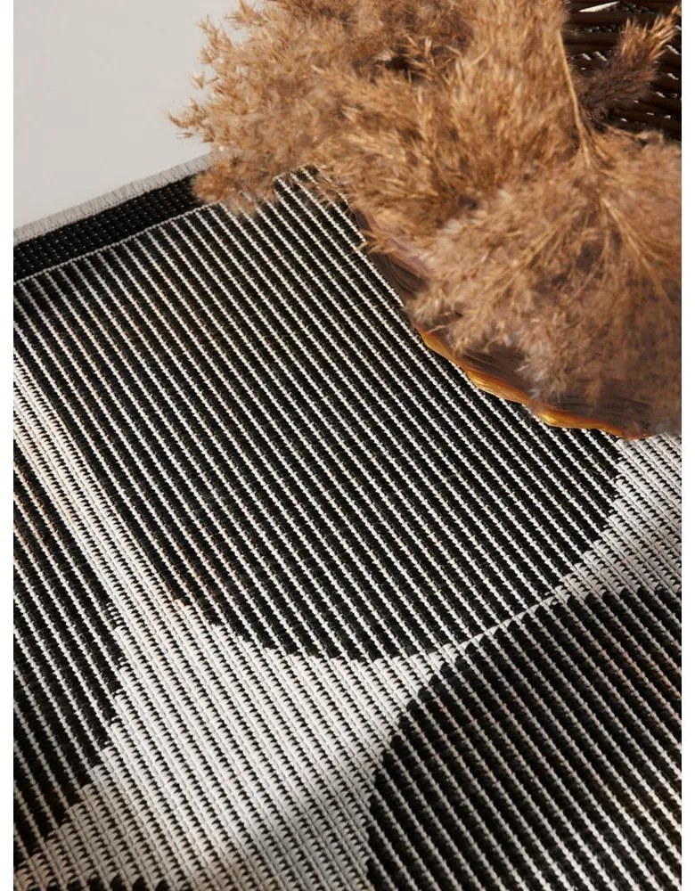 Czarno-biały chodnik odpowiedni na zewnątrz 80x250 cm Duet Bowen – NORTHRUGS