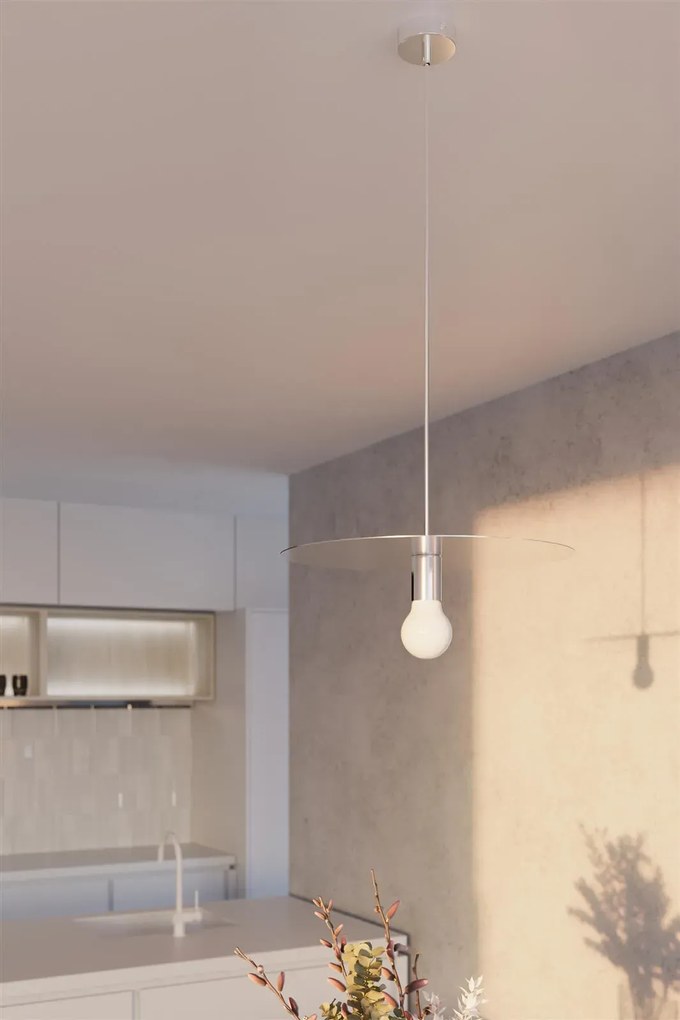Lampa wisząca FLAVIO inox SOLLUX  LIGHTING