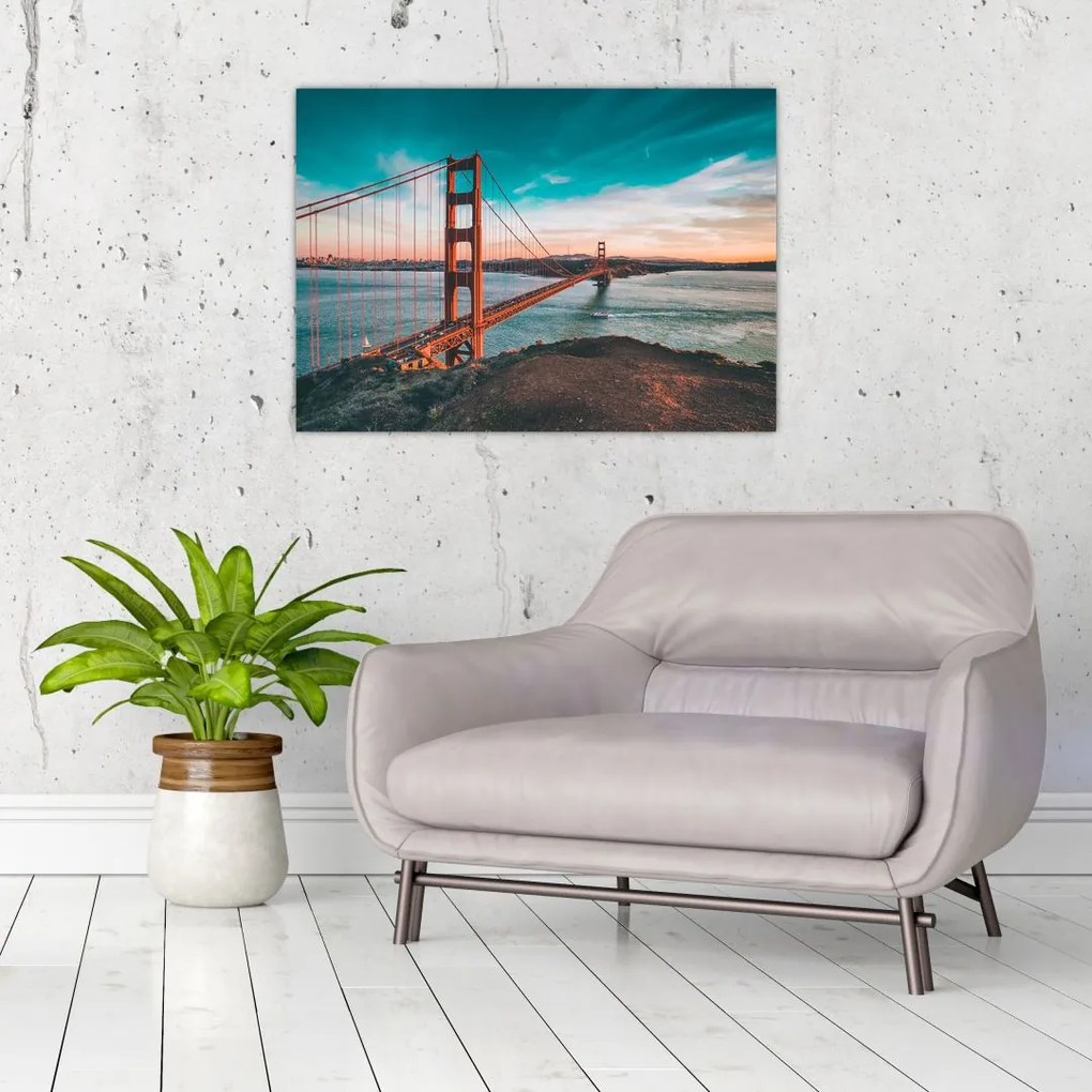 Obraz - Golden Gate, San Francisco (70x50 cm)