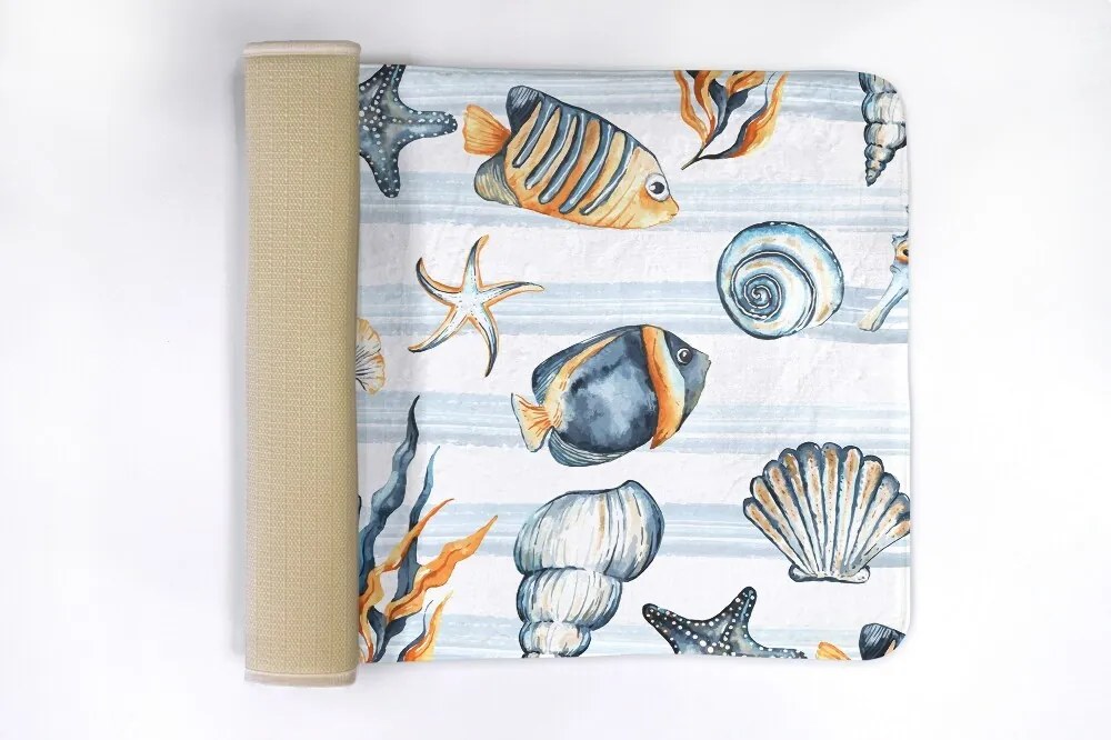 Dywanik łazienkowy antypoślizgowy Dywanik łazienkowy antypoślizgowy Morskie Zwierzęta