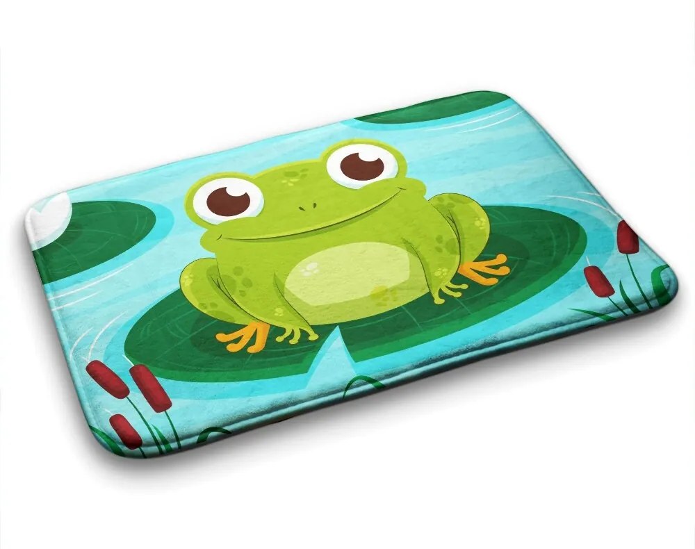 Dywanik do łazienki Dywanik do łazienki słodka żabka