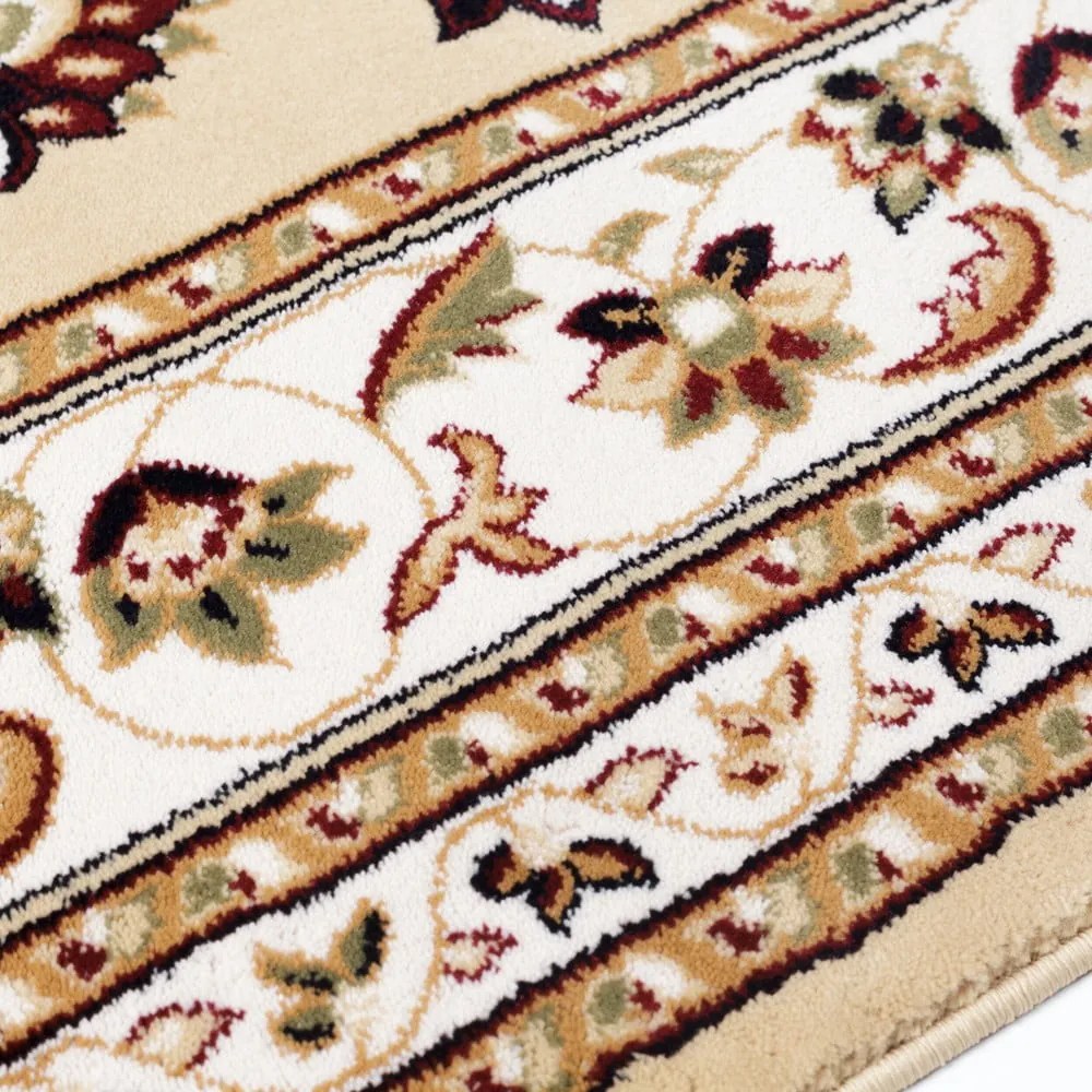 Beżowy okrągły dywan ø 133 cm Sherbone – Flair Rugs
