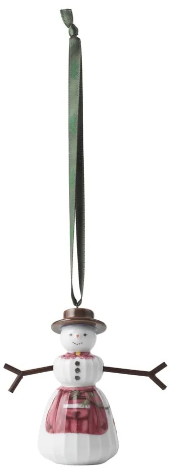 Porcelanowa ręcznie malowana ozdoba świąteczna ø 4,5 cm Hammershøi Snowwife – Kähler Design