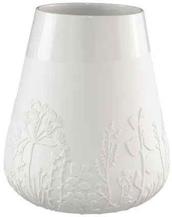 Biała porcelanowa waza FLOWERS