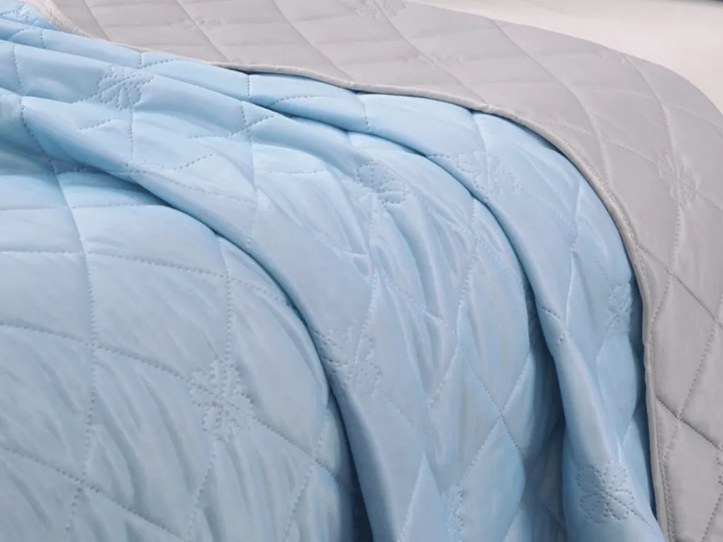 Chłodząca letnia kołdra ELARIA, niebieska Rozmiar: 140 x 200 cm