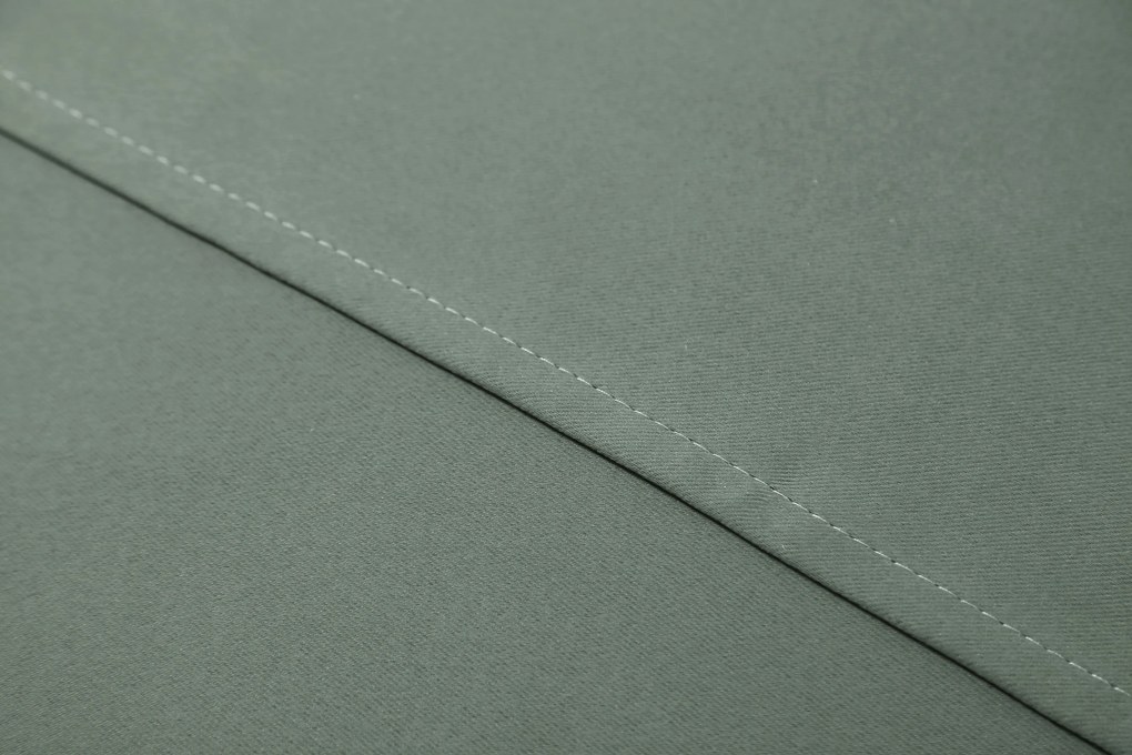 Zasłona OXFORD 140x270 cm, szarozielony Zawieszanie: Taśma z wiązaniami