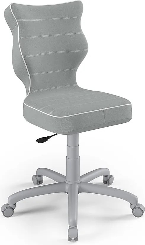 Krzesło biurkowe dla nastolatka Petit Grey rozmiar 6 (159-188 cm)