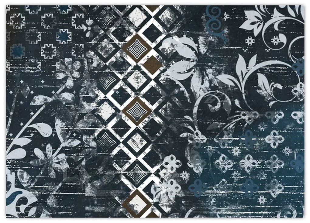 Obraz z kwiatowym wystrojem (70x50 cm)
