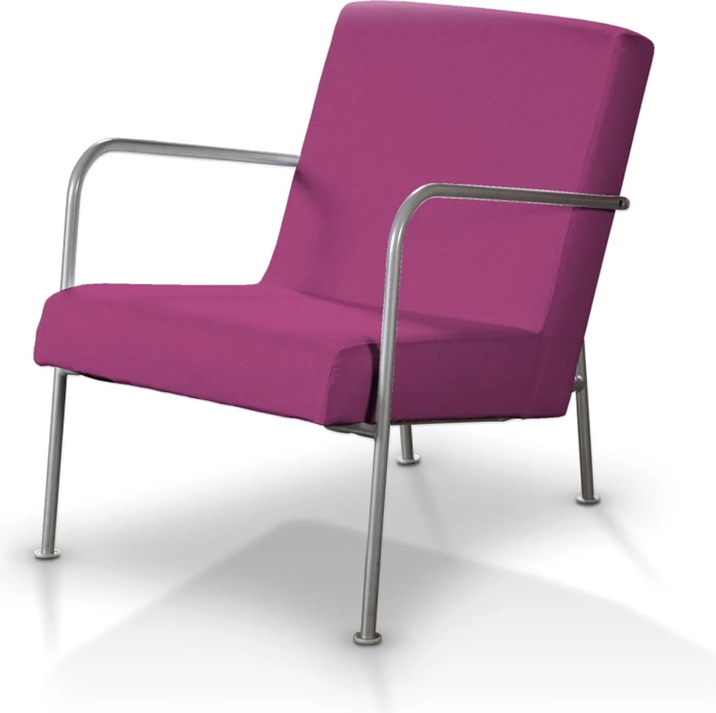 Pokrowiec na fotel Ikea PS kolor różowy tkanina strukturalna