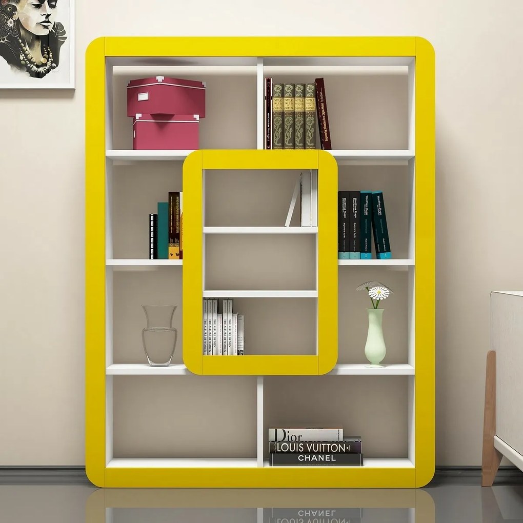 Biblioteczka Orkide Yellow and White