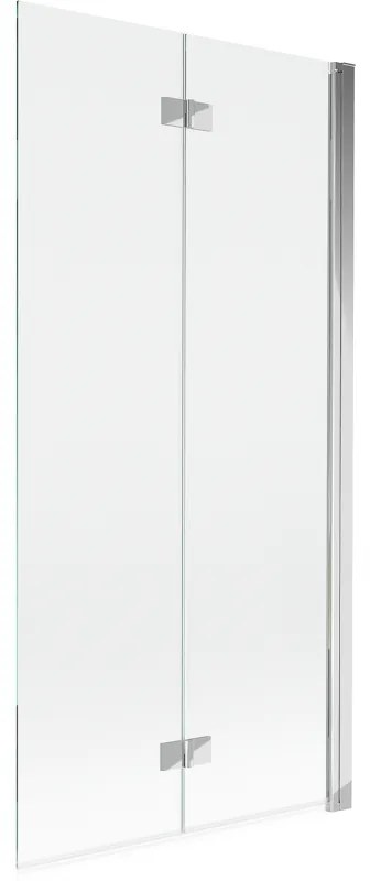 Mexen Mist parawan nawannowy 2-skrzydłowy prawy 90 x 150 cm, transparent, chrom - 8A9-090-002-01-00-P