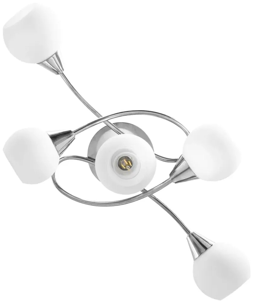 Lampa sufitowa ceramiczna z okrągłymi kloszami - EX215-Meliva