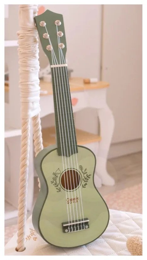 Classic world drewniana gitara vintage dla dzieci 3+