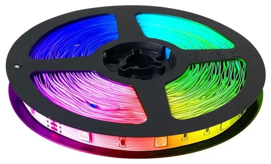 Taśma LED RGB ściemnialna/25,2W/230V 15 m + pilot