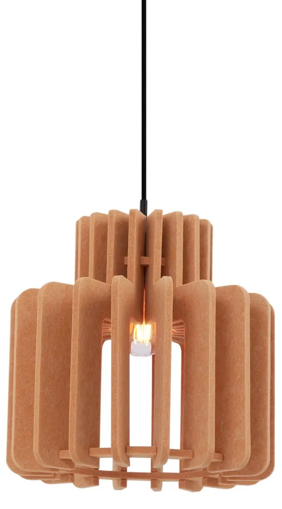 Lampa wisząca w stylu retro pomarańczowa - Felt