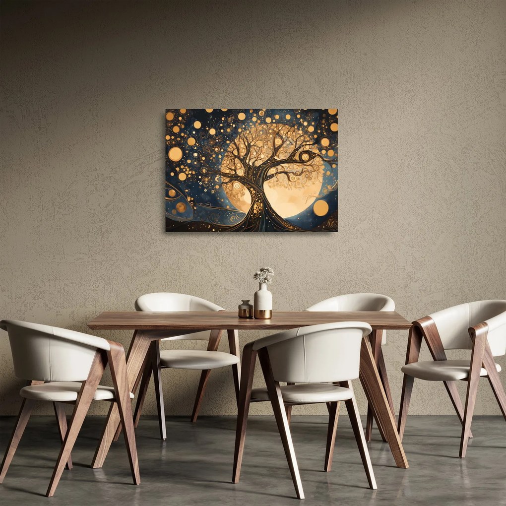 Obraz na szkle – Surrealistyczne drzewo (70x50 cm)