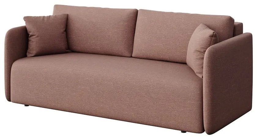 Różowa rozkładana sofa 220 cm Chaum – Rodier