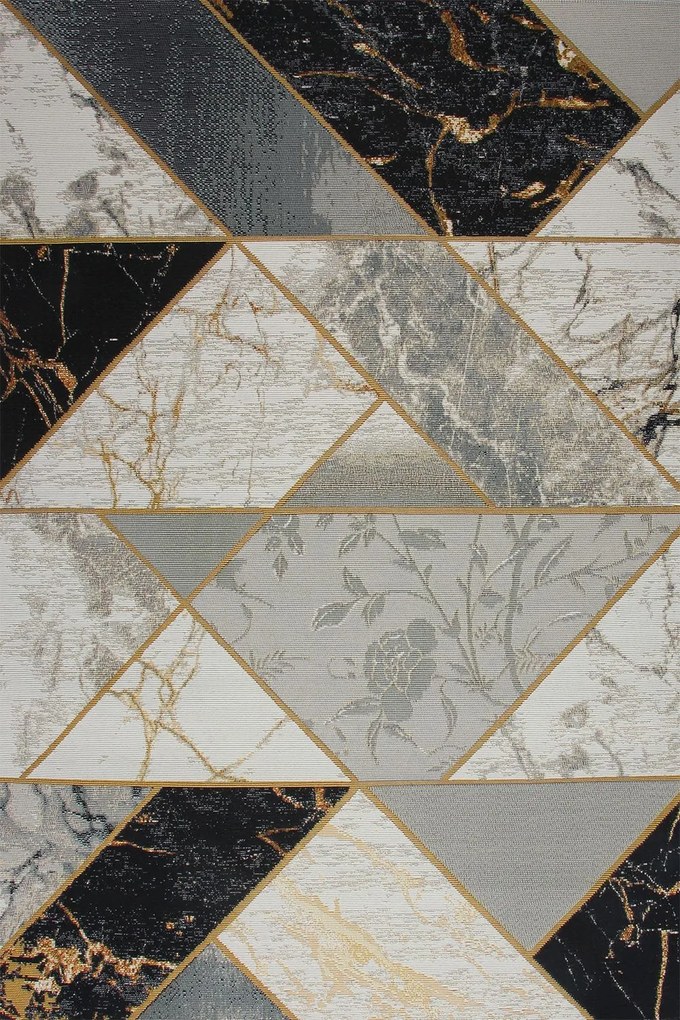 Dywan Capri Marmurowy Kwiat 120x180 Prostokąt