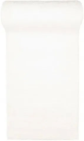 Biały chodnik shaggy na metry G6-F02