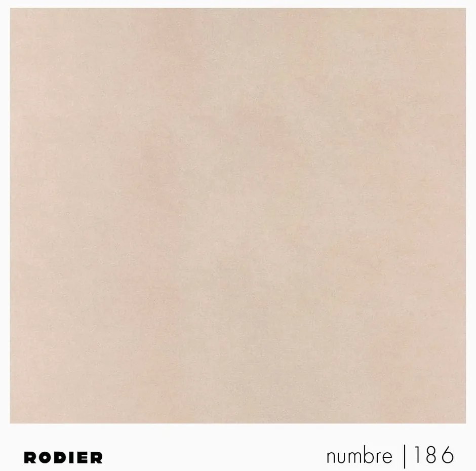 Beżowy aksamitny podnóżek Villet – Rodier