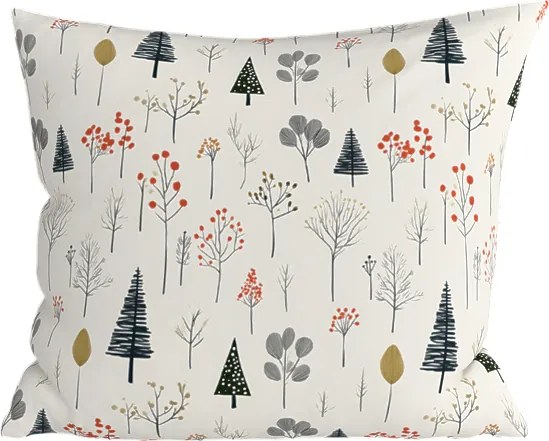 Poszewka na poduszkę z mikrofibry NORDIC NATURE 45x45 cm, kolorowa