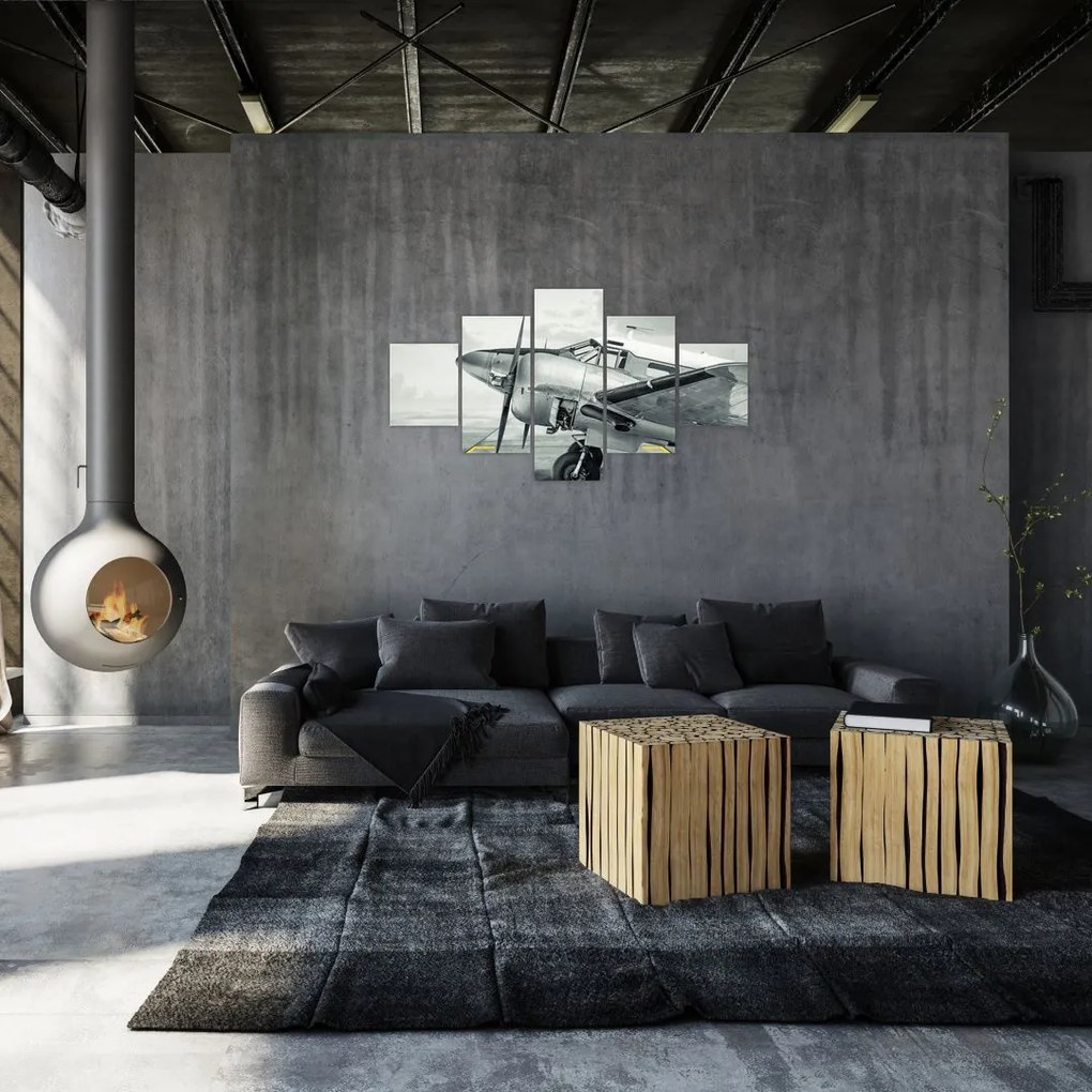 Obraz - Samolot (125x70 cm)