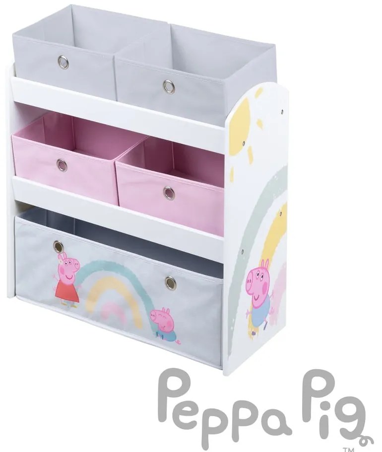 Dziecięcy pojemnik na zabawki 63.5x29.5x67 cm Peppa Pig – Roba