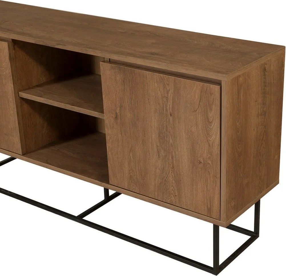 Szafka Tela Walnut and Black