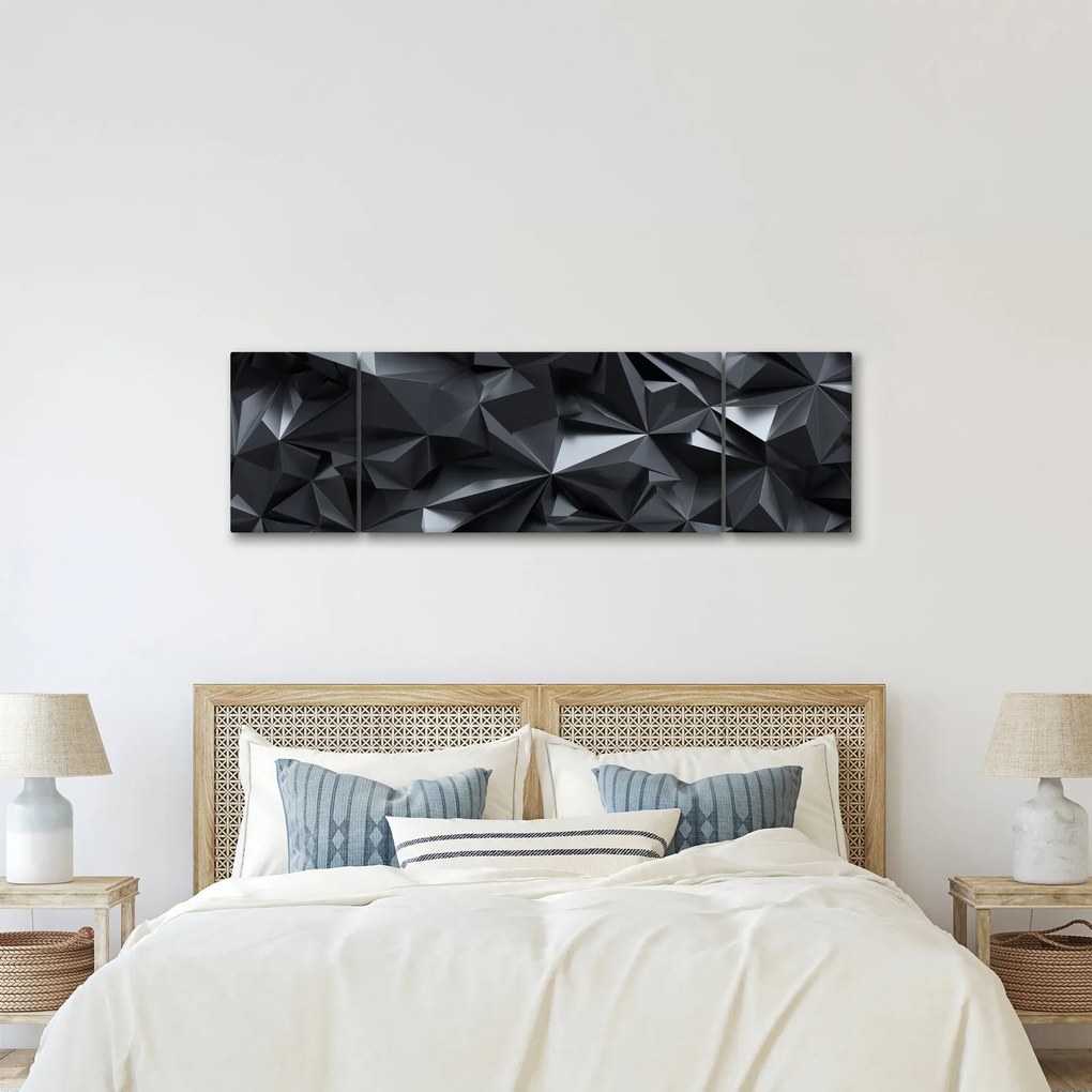 Obraz - Abstrakcja geometryczna (170x50 cm)