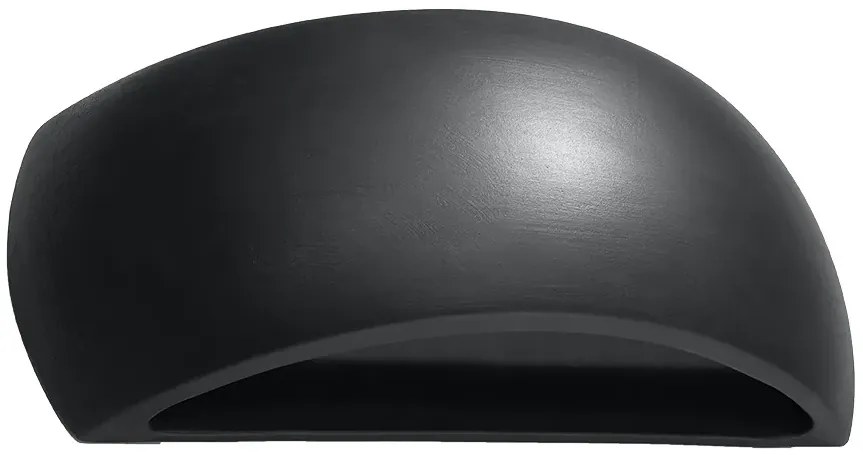 Czarny minimalistyczny kinkiet z ceramiki - EX716 A0-R17