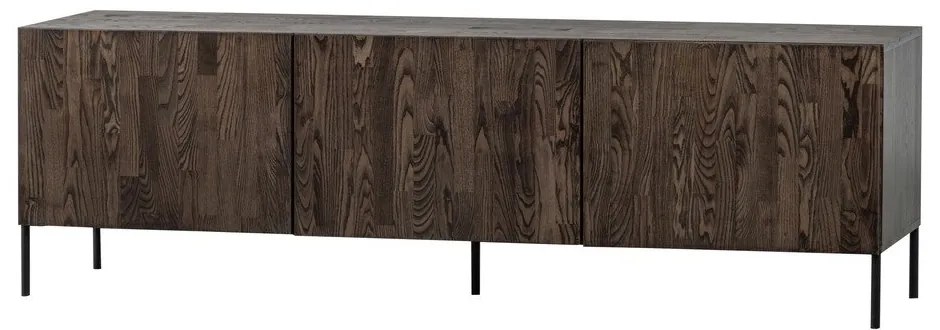 Brązowa szafka pod TV z litego drewna sosnowego 180x56x46 cm Bono – WOOOD