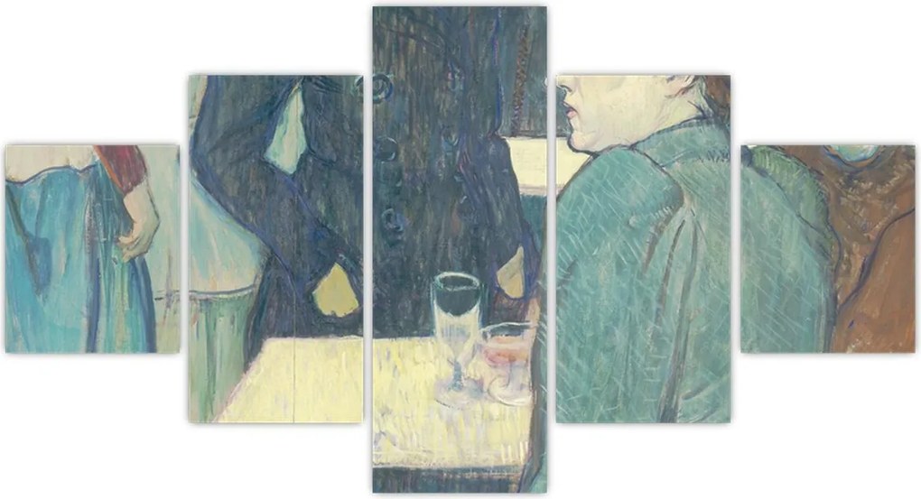 Obraz - Henri de Toulouse-Lautrec, A Corner of the Moulin de la Galette, reprodukcje (125x70 cm)