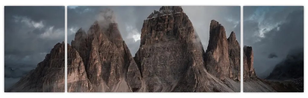 Obraz - Trzy Zęby, Włoskie Dolomity (170x50 cm)