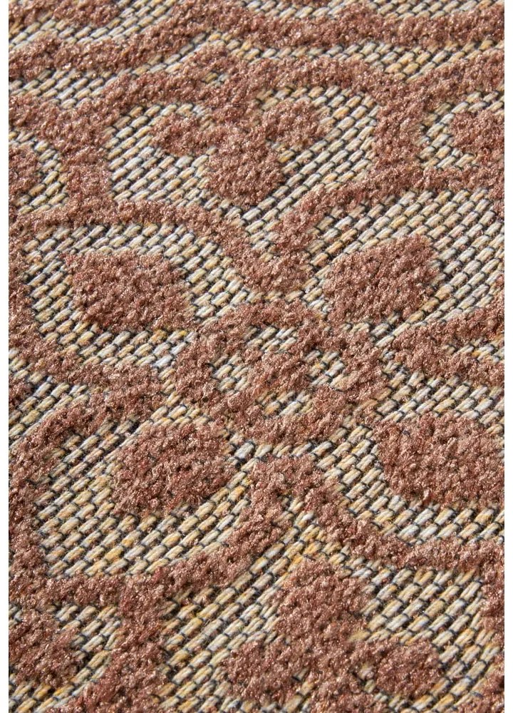 Ceglasty dywan odpowiedni na zewnątrz z włókien z recyklingu 160x230 cm Julie – Villeroy&Boch