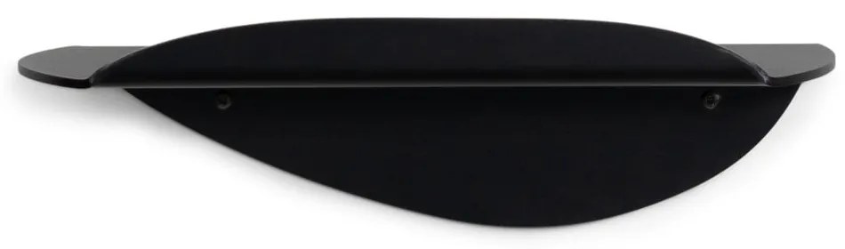 Czarna metalowa półka 34 cm Pipa – Spinder Design