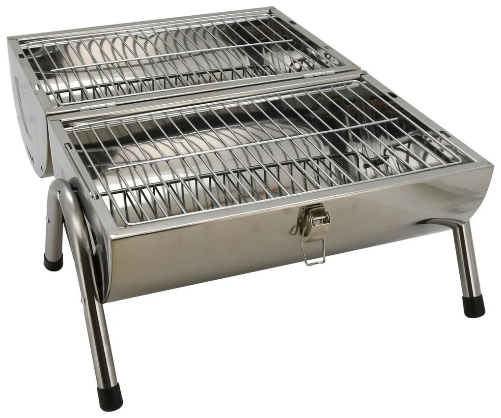 Cattara Grill podróżny na węgiel drzewny Double, 42 x 38 x 26 cm