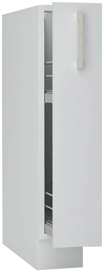 Szara dolna szafka kuchenna cargo 15 cm - Akia 5X