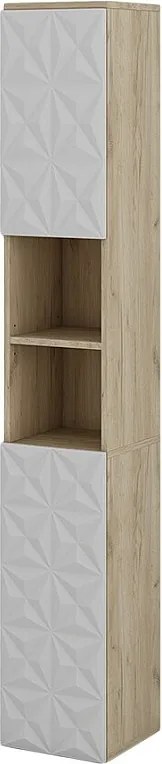 Szafka łazienkowa biały 30x30x189.5 edge