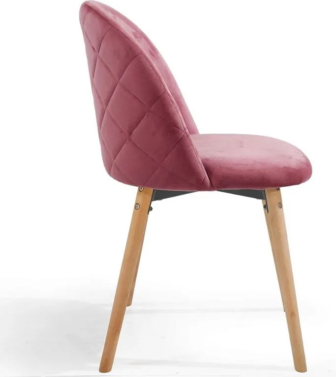 Zestaw krzeseł do jadalni , różowych, 2 szt