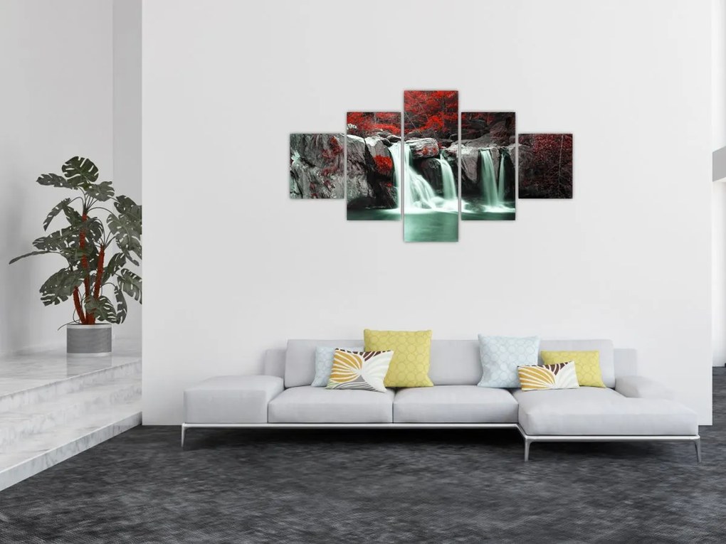 Obraz - Wodospady (125x70 cm)
