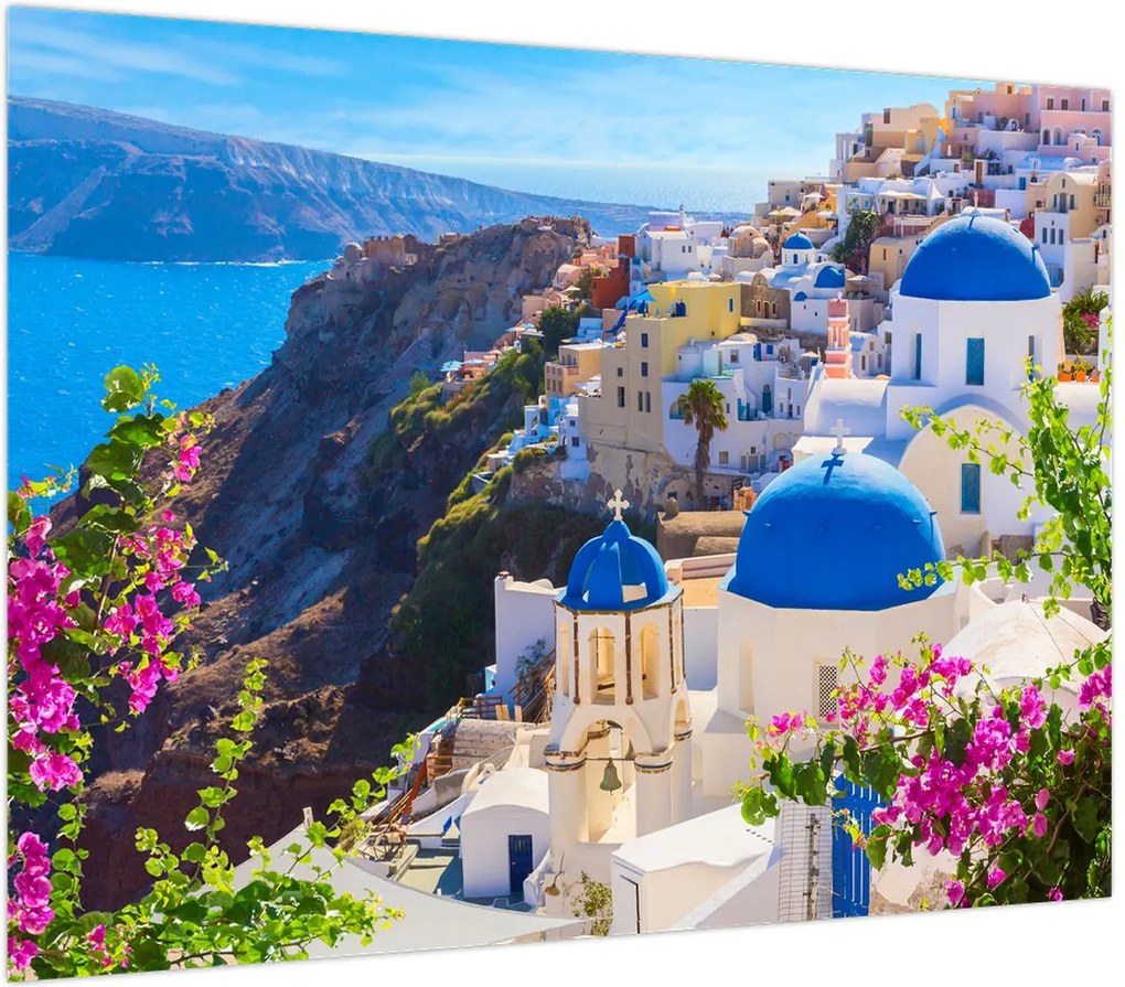 Obraz - Santorini, Grecja (70x50 cm)
