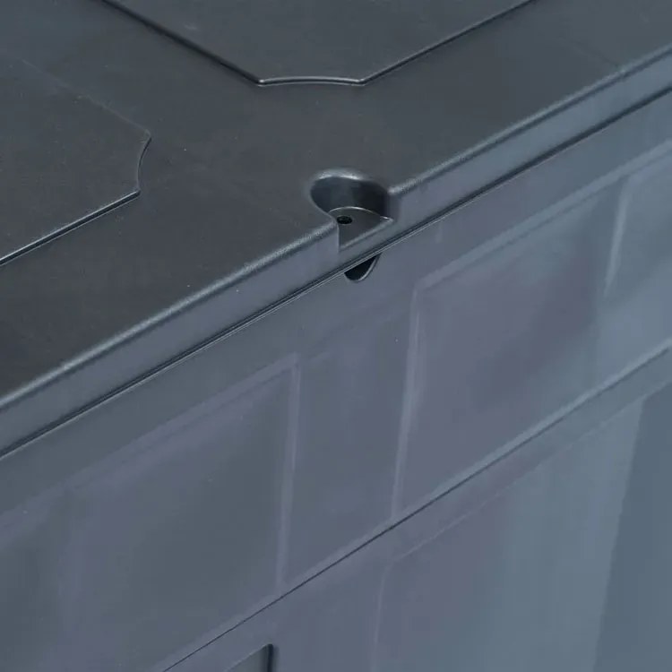 Czarna skrzynia ogrodowa 320L C2-G67