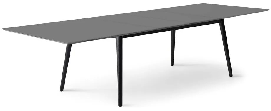 Czarno-antracytowy rozkładany stół 90x165 cm Meza – Hammel Furniture