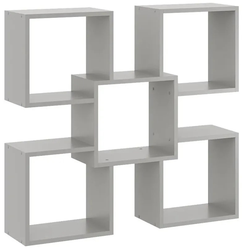 Szara minimalistyczna półka ścienna Z9-C82