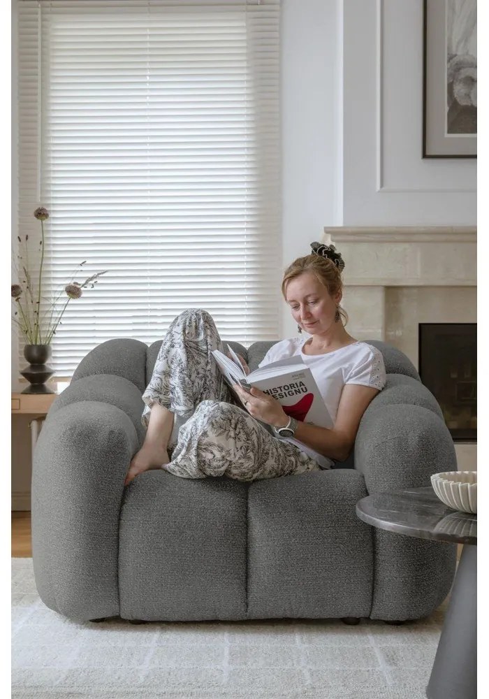 Szary fotel Shell – Miuform