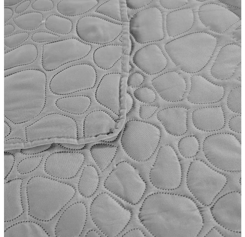 Jasnoszary narzuta na łóżko STONE Rozmiar: 170 x 210 cm