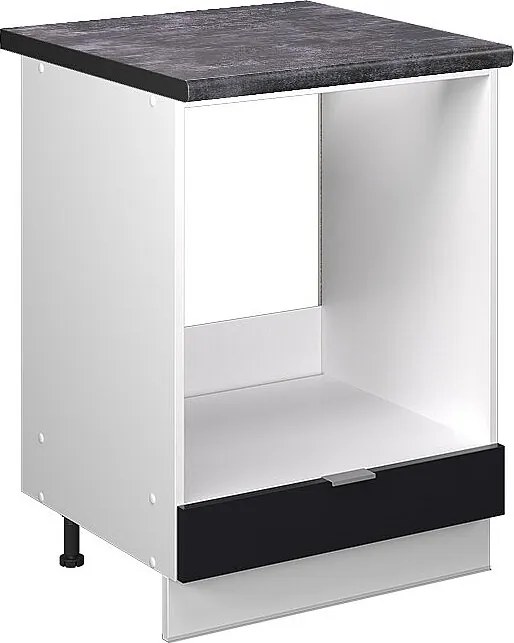 Szafka kuchenna czarne paski 60x60x82 fame-line